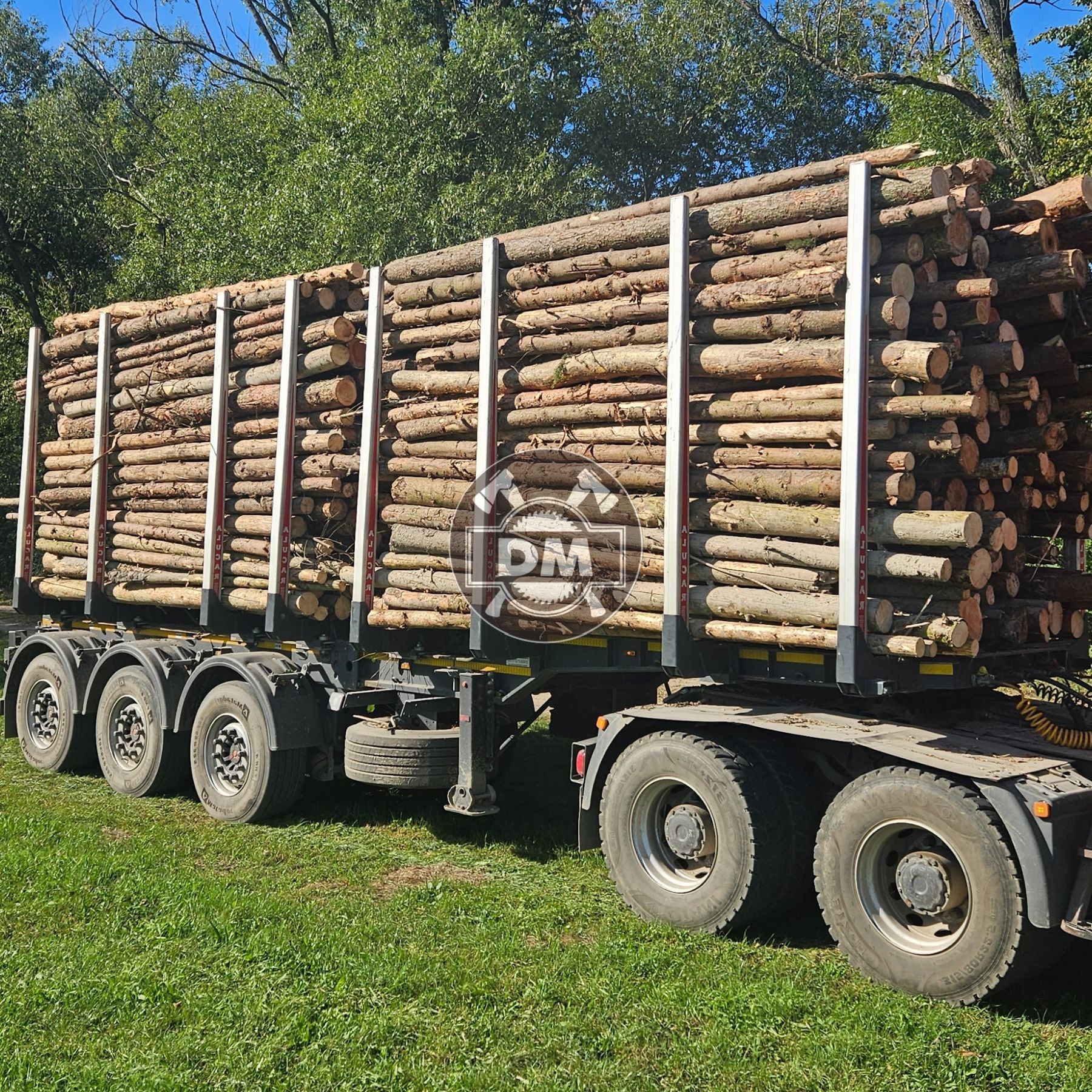 Kamion palivového dříví - měkké
